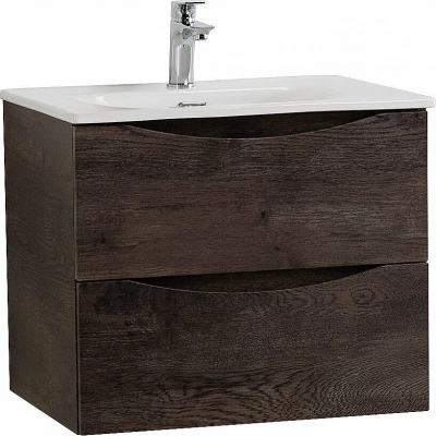 Тумба с раковиной BelBagno MARINO-CER-N-700-2C-SO-RNG-P Rovere Nature Grigio
