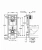 Инсталляция для унитаза Grohe Solido 1000046 с черной кнопкой