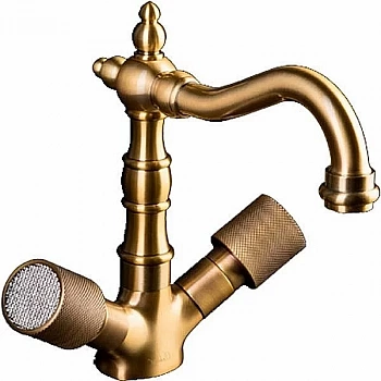 Смеситель для раковины Boheme Royal Cristal 312-Royal/CRST бронза/Swarovski