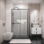 Душевой уголок Grossman Style 120.K33.05.1390.21.02 130x90 профиль черный матовый/стекло шиншилла