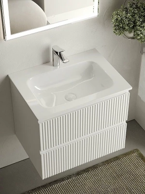 Тумба с раковиной Sancos SNOB R SNR60W 60 Bianco