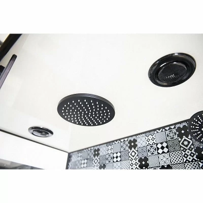 Душевая кабина Esbano Elegancia ESB-1280CKR 120x80 стекло прозрачное/профиль черный