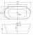 Ванна BelBagno BB14 178х84 белая Ванна BelBagno BB14 178х84 белая