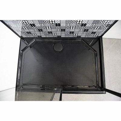Душевая кабина Esbano Elegancia ESB-1280CKR 120x80 стекло прозрачное/профиль черный