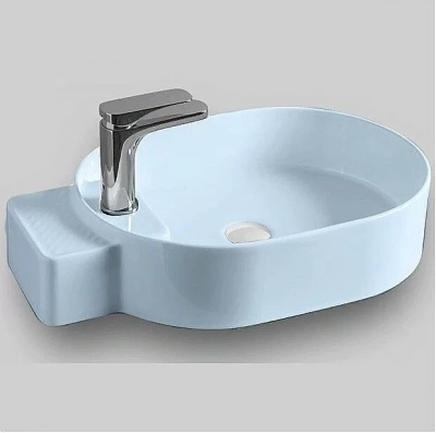 Раковина накладная Artceram CARTESIO 44 CAL001 blue acquarello