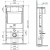 Унитаз подвесной SantiLine SL-5009 + SL-01 безободковый, с инсталляцией, с крышкой микролифт и кнопкой хром
