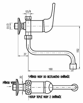 Смеситель для раковины Rav-Slezak E011.1/21 хром