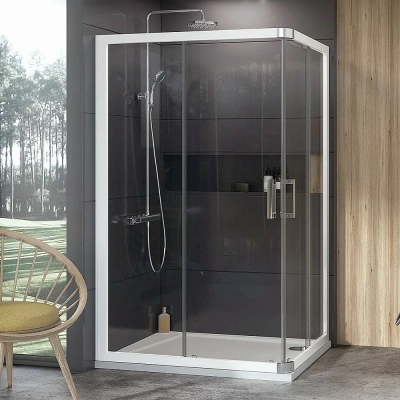 Душевой уголок Ravak 10° 10RV2K 90x80 белый/Transparent
