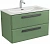 Тумба с раковиной Cezares Eco 80 ECO-CER-N-800-2C-SO-PS-P фисташковый софт