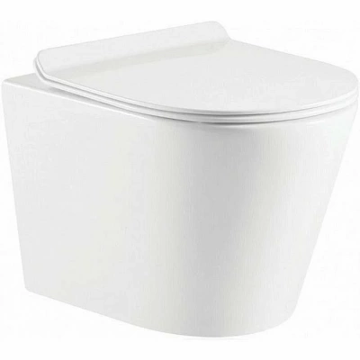 Унитаз подвесной Koller Pool ORION OR-0515-RW безободковый, с крышкой микролифт