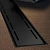 Душевой лоток Veconi Line Black V650LB