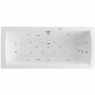 Ванна акриловая EXCELLENT Aquaria Lux ULTRA WAEX.AQU18.ULTRA.CR 180x80 белая с гидромассажем
