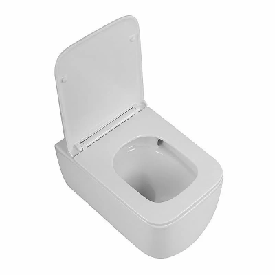 Унитаз подвесной BelBagno LUCE-TOR BB076CH-TOR/SC белый, с крышкой микролифт, безободковый, слив-торнадо