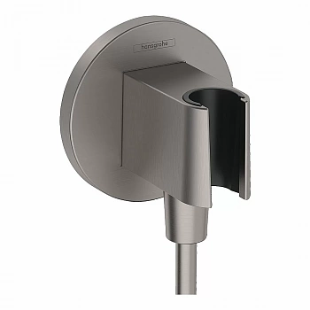 Подключение для шланга Hansgrohe FixFit S 26888340 шлифованный черный хром