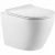 Унитаз SantiLine SL-5025 безободковый, слив торнадо, с крышкой микролифт, белый
