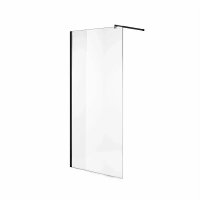 Душевое ограждение Niagara Nova, NG-683-11Black, 110x195, прозрачное, одностенное, регулировка размеров