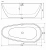 Акриловая ванна Sancos Avocado 170x80 FB18 белая