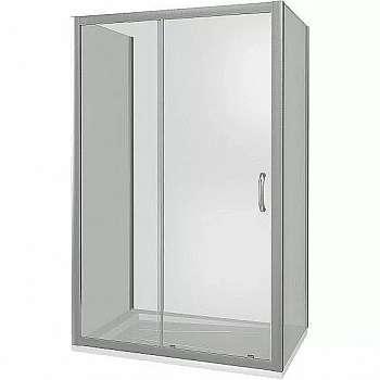 Душевой уголок Good Door Infinity WTW+SP+SP 130х80 стекло матовое/профиль хром