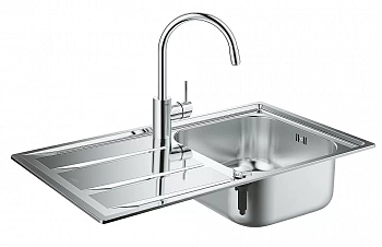 Кухонная мойка Grohe K400 31570SD0 нержавеющая сталь