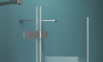 Душевой уголок BelBagno KRAFT AH-12 80x100 прозрачный/хром