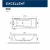 Ванна акриловая Excellent Ava LINE NANO WAEX.AVA17.LINENANO.GL 170x70 белая с гидромассажем