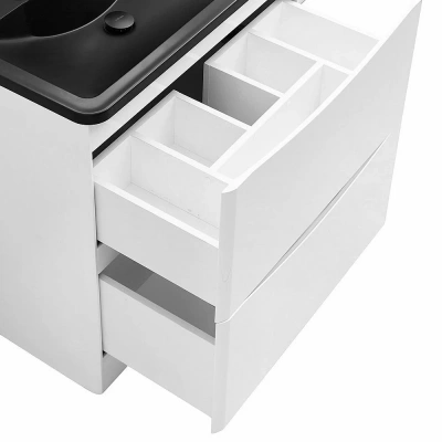 Тумба с раковиной BelBagno ACQUA 80 напольная Bianco Lucido