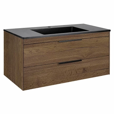 Тумба с раковиной Vincea Chiara 2D 1000 T.Oak