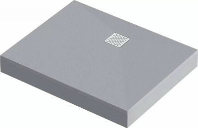 Душевой поддон литьевой Good Door Essentia 2 100x80 серый