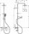 Душевая система Hansgrohe Vernis Blend Showerpipe 200 1jet 26276670 Душевая система Hansgrohe Vernis Blend Showerpipe 200 1jet 26276670