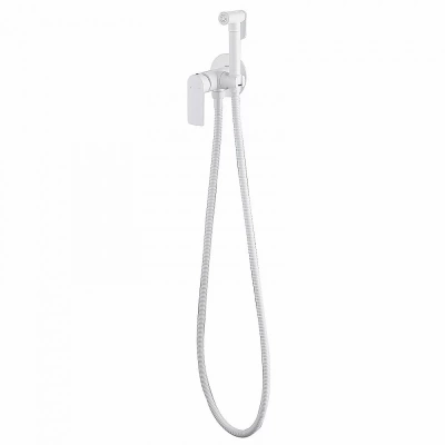 Гигиенический душ со смесителем ABBER Weiss Insel AF8025W белый