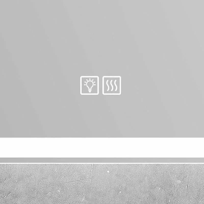 Зеркало с LED-подсветкой и подогревом BelBagno GRT WARM 100