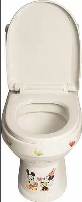 Унитаз моноблок SantiLine SL-5015 с крышкой микролифт