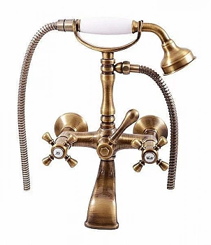 Смеситель для ванны RAV-Slezak MORAVA RETRO MK360.5/2SM бронза