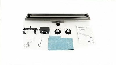 Душевой лоток Esbano Meta 70 M-TILE-70GM ESTRMETTILE70GM оружейная сталь