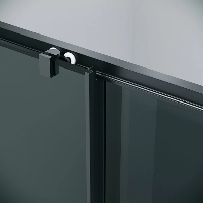 Душевой уголок Grossman Cosmo 120.K33.02.1370.21.10 130x70 профиль черный матовый/стекло тонированное