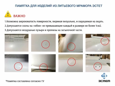 Ванна Эстет Майами 150х75 ФР-00016604