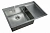 Мойка кухонная Zorg Light ZL R 780510-L Сталь