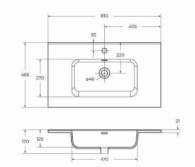 Тумба с раковиной BelBagno KRAFT 80 2C-SO/BB800ETL Pino Pasadena