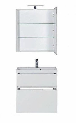 Тумба с раковиной Aquanet Латина 70 с ящиками