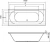 Ванна акриловая Koller Pool Orion Double 170x75 ORIOND170X75 белая