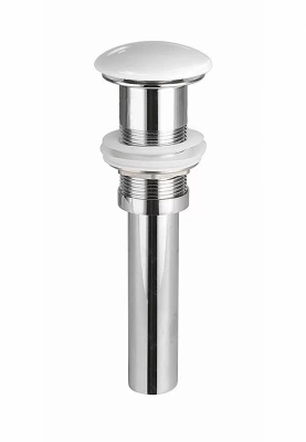 Донный клапан с переливом Ceramica Nova CN2000x белый