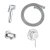 Гигиенический душ Grohe BauClassic 124434 хром