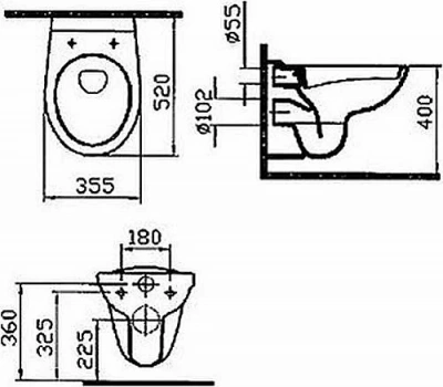Унитаз Vitra Norm Fit 9773B099-7207 с инсталляцией, с крышкой микролифт, белый