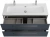 Тумба с раковиной Cezares Eco 120 ECO-CER-N-1200-2C-SO-GR-P графит