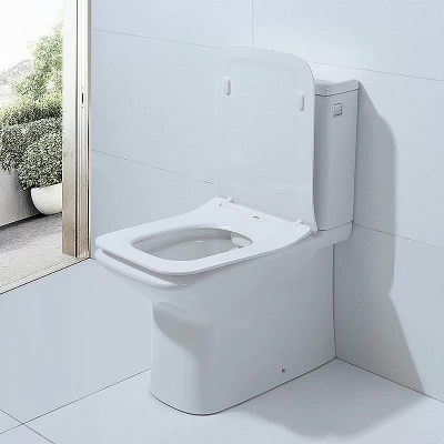 Унитаз-компакт Orans Ceramic OLS-WM9904 безободковый, с бачком, с крышкой микролифт