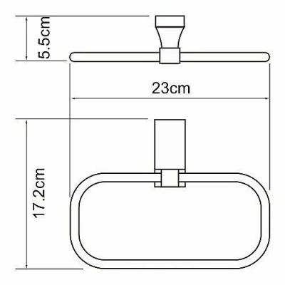 Полотенцедержатель WasserKRAFT Abens K-3260