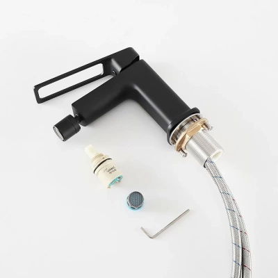 Смеситель для биде GID Niagara L057BMB черный матовый