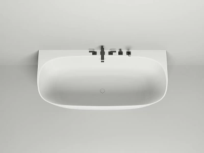 Ванна Salini Sofia Wall S-Sense 102513GRH 180x85 белая/снаружи RAL глянцевая