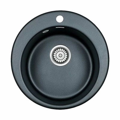 Мойка кухонная Paulmark Gelegen PM404800-BLM Черная