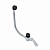 Слив-перелив EXCELLENT Moli  ARIN.3210BL чёрный матовый